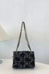 'Kehlani' Textured Denim Crossbody Bag - Celes Fashion